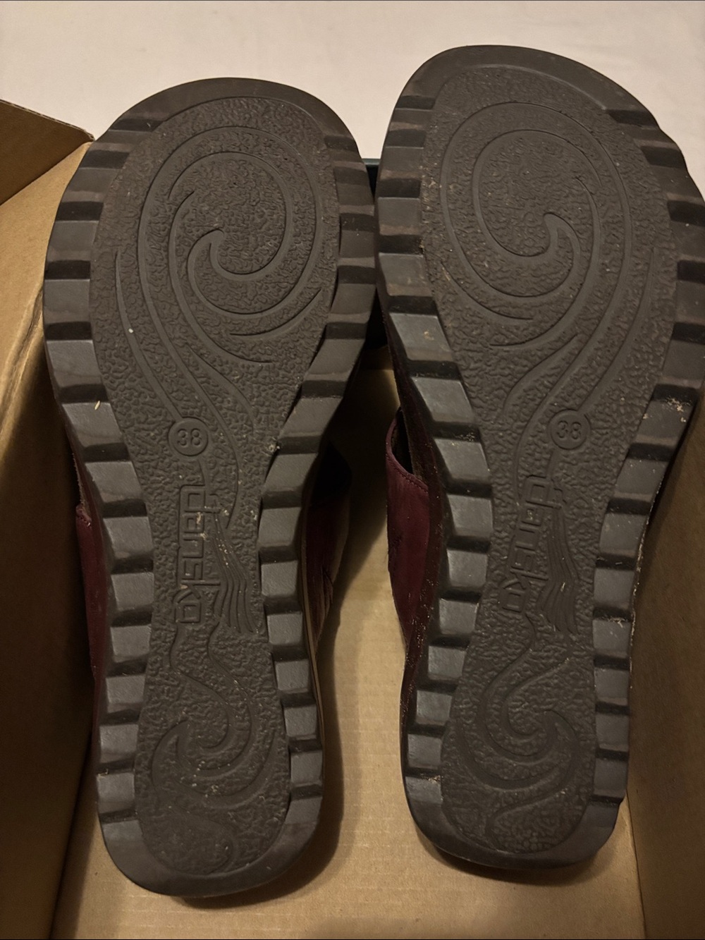 Dansko Priya Leather Sandal Size 38 - Picture 6 of 6